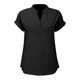 thumbnail image 5 of Vestidos Casuales Para Mujer, Blusas De Mujer De Moda Suéter de mujer de color liso de imitación de lino y lino con hombros descubiertos y cuello en V de manga corta a la moda, 5 of 5