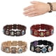 thumbnail image 1 of Pulseras religiosas WBTY de madera, elásticas, católicas, 4 unidades, 1 of 9