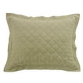 thumbnail image 5 of Hiend Accents Quilted Linen King Pillow Sham - Vintage White 21" x 34", 5 of 5