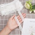 thumbnail image 3 of 15 Yard 15 Yards Lace Edge Trim Ribbon 1 Inch Wide White Sector Embroidered Edging Trimmings for DIY Sewing Craft Dress Brim Clothes Tablecloth Embellishments Accessories Gift Wrapping Supplies, 3 of 7