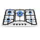 thumbnail image 1 of Parrilla De Gas Empotrable Estufa Gas De Mesa 5 Quemadores Acero Inoxidable Plateado 10.8kw, 1 of 5