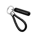 thumbnail image 4 of VONKY Car Key Ring Anti-lost Rubber Keyring Knitted Portable Car Key Chain, Black Number Plate and Black Keyring, 4 of 8
