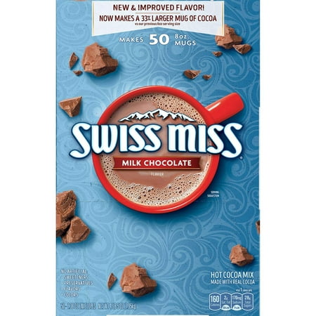 Swiss Miss Milk Chocolate Hot Cocoa Mix, 0.73 packets, 50