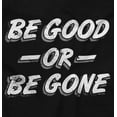 thumbnail image 2 of Be Good or Gone Sassy Attitude Unisex Fleece Graphic Zip Up Hoodie Brisco Brands 2X, 2 of 5