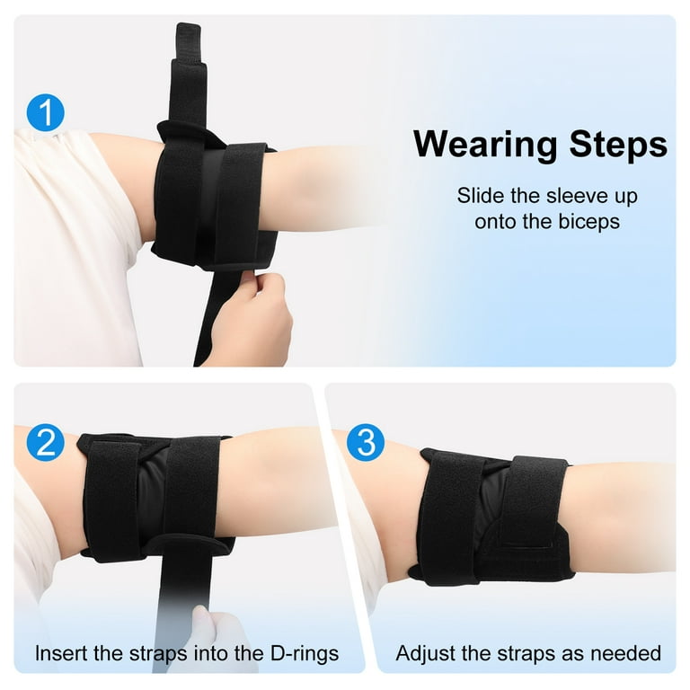 FEATOL Bicep Tendonitis Brace Compression Sleeve Support, Upper Arm Brace  Bicep Support Bands for Pain Relief, Muscle Strains and Inflammation