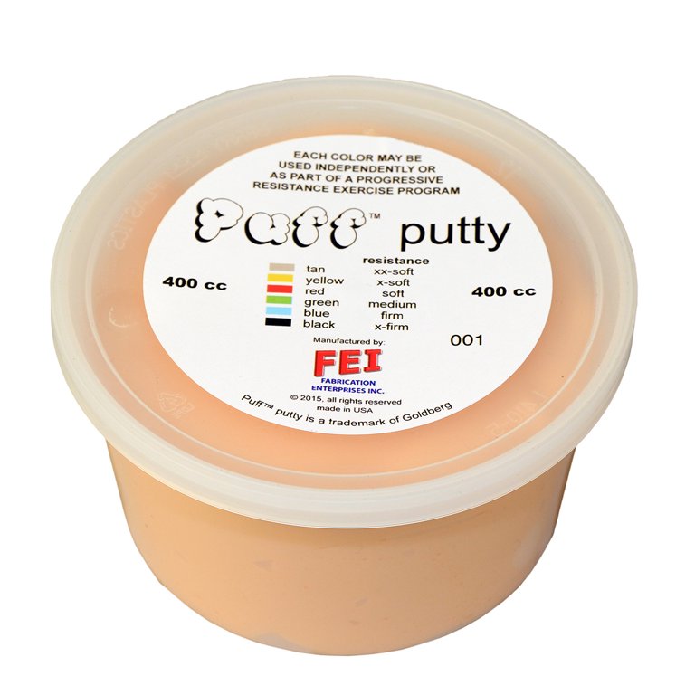 Puff LiTE Exercise Putty - xx-soft - tan - 400cc Puff LiTE Exercise Putty - xx-soft - tan - 400cc