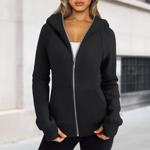 Sudadera con capucha de manga larga para mujer con bolsillos Sudadera extragrande Ropa deportiva cómoda para otoño