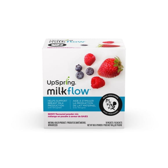 UpSpring Milkflow, Berry Flavour, Helps Support Breast Milk Production