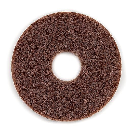 Replacement Part For Oreck Commercial 437049 Orbiter Brown Scrub Pad, 12 in. Diameter, Abrasive Pad for Stripping Floors, Use with ORB550MC Oreck Commercial Orbiter Hard Floor