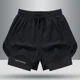 thumbnail image 2 of Bañadores de estilo americano para hombre, pantalones deportivos para correr, ropa interior, pantalones cortos informales de baloncesto antiexposición para entrenamiento de ilusión de dos piezas, 2 of 5