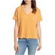 thumbnail image 2 of Lucky Brand - Camiseta básica con detalle de costuras para mujer, amarillo, extragrande Lucky Brand Camiseta básica, 2 of 2