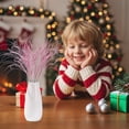thumbnail image 5 of Clearance Under $1 Pink Glitter Branch Christmas Table Decoration with Sequins and Flexible Stems - 1 Piece, 5 of 5