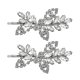 thumbnail image 1 of Rhinestone Crystal Ponytail Holders for Girls Hair Accessories Silver 2pcs, 1 of 2