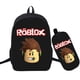 thumbnail image 2 of Roblox-Bolso de hombro estampado de dos piezas, mochila a todo color, bolsa de estudiante con cremallera, gran capacidad, regalo de cumpleaños para niños, 2 of 4