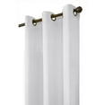 thumbnail image 4 of Commonwealth Weathermate 63" Grommet Curtain Panel in White (Set of 2), 4 of 4