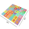 thumbnail image 5 of Easy Playhouse Soft Foam Floor Puzzle Tiles for Children, Non-toxic EVA 36 Interlocking Foam Tiles with 24 Borders for Playroom, Nursery or Gym, Numbers and Letters, 5 of 10