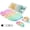 Rainbow, variant on Ergonomic Wrist Rest for Keyboard, Soft Memory Foam Cloud Keyboard Stand | Keyboard Riser Holder with Wrist Pad, Desk Cushion, Easy Typing, Pain Relief, Comfort for Computer Laptop Mac - Rainbow