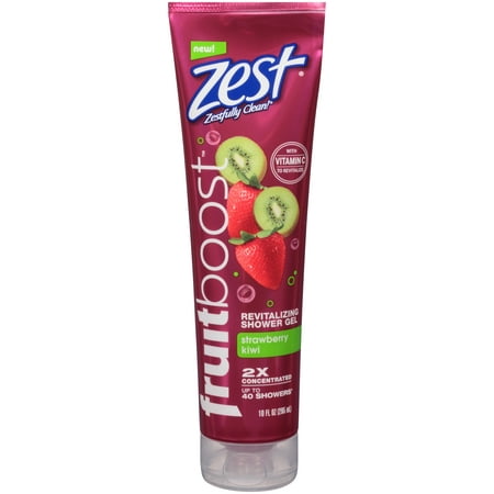 Zest® Fruitboost™ Strawberry Kiwi Revitalizing Shower Gel 10 fl. oz.