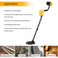 thumbnail image 3 of Professional Metal Detector P/P Function Disc Mode High Sensitivity Adjustable Waterproof Metal Finder 7 Target Categories Underground Treasure Hunter LCD Display, 3 of 7