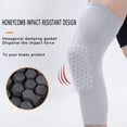 thumbnail image 2 of Honeycomb Padded Knee Sleeves, Basketball Cycling Sports Protective Gear, 2 of 6