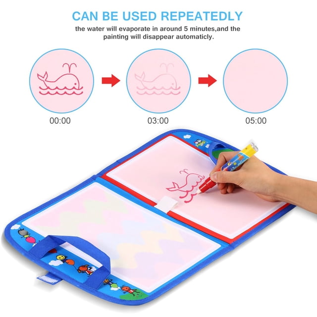 Bolso de dibujo con agua tela para dibujar con agua suministros de dibujo para niños bolígrafo de agua pintura tapete para garabatos tablero juguete para niños y ANGGREK Otros
