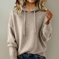 thumbnail image 3 of Women's Breathable Soft Hooded Sweater Long Sleeve Comfortable For Activity, 3 of 7