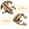 thumbnail image 3 of unbranded 2Ud De Para Pájaros Con Rana De Latón Macizo Para Jardín Exterior Decorativo, 3 of 8