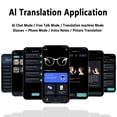 thumbnail image 5 of Ai Translation Smart Glasses with ChatGPT 164+ Language Translation Translator Glasses Physical Color-Change Lenses for Women Men, 5 of 8