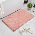 thumbnail image 4 of Coofit Bathroom Rug Super Absorbent Solid Color Non-slip Mat Floor Mat for Bedroom, 4 of 8