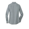thumbnail image 3 of Red House Ladies Tricolor Check Non Iron Shirt-XL (Dark Green/ Navy/ White), 3 of 3