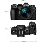 OM System OM-1 Mark II 20.4 Megapixel Mirrorless Camera Body Only (Black)