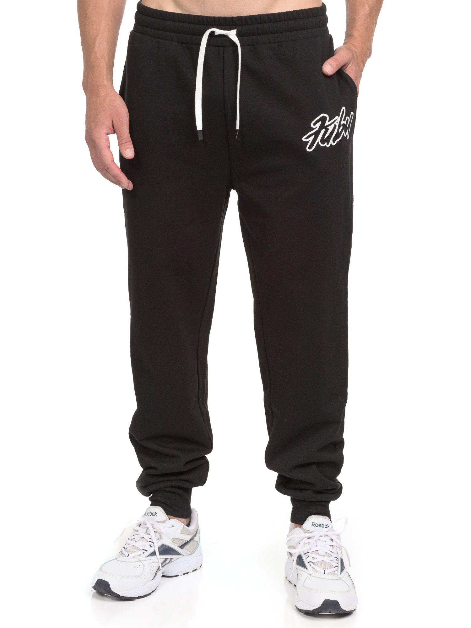 FUBU Men's & Big Men's Fleece FB Logo Jogger Sweatpants, Sizes XS-3XL ...