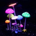 thumbnail image 5 of Decoración de Acuario BRILLAR Coral de silicona suave brillante juego de 4 Uds. Rojo Verde, 5 of 5
