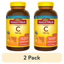 (2 pack) Nature Made Chewable Vitamin C 500 mg Tablets, Dietary Supplement for Immune Support, 150 Ct