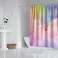 thumbnail image 2 of Pastel Rainbow Clouds Shower Curtain 72"x72" ,Bathroom Decorative Shower Curtains Set with 12 Hooks,Modern Waterproof Washable Shower Curtain, 2 of 6