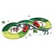thumbnail image 1 of Juguetes de dinosaurio de bricolaje Juguete modelo eléctrico flexible Actides para niños Juego de juguete de pista de carreras para niños de 3 4 5 141 piezas Sunnimix Juego de pista de tren, 1 of 8
