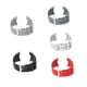thumbnail image 5 of Inteprter Correa de silicona transpirable para pulsera, reloj de deportivo, correa de repuesto, repuesto de correa de reloj ajustable para Polar Relojes inteligentes negro, 5 of 6
