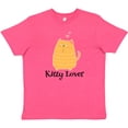 thumbnail image 3 of Inktastic Kitty Lover Orange Tabby Cat Youth T-Shirt, 3 of 5