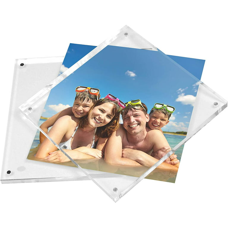 Non-Glare Acrylic Replacement for 8x8 Picture Frame, Replacement