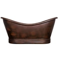 thumbnail image 6 of Novatto NBT-ADA-72 The Adamo Freestanding 72" L Copper Freestanding Bathtub, 6 of 16