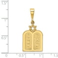 thumbnail image 2 of 14K Yellow Gold Torah Star of David Charm Pendant, 2 of 4