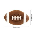 thumbnail image 3 of Fiudx Almohada de Fútbol, Cojín de Peluche Suave, Juguete Decorativo, Tacto Cómodo, Uso Versátil, Diversión En Interiores y Exteriores, Regalo Ideal para Cumpleaños y Navidad, Tamaño 30 X 20 Cm., 3 of 6