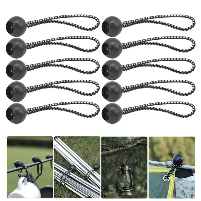 Elastic Rope Ball For Tent, Ball Bungee Cords Quick Installation High Strength Multi-purpose For Canopy For Tent