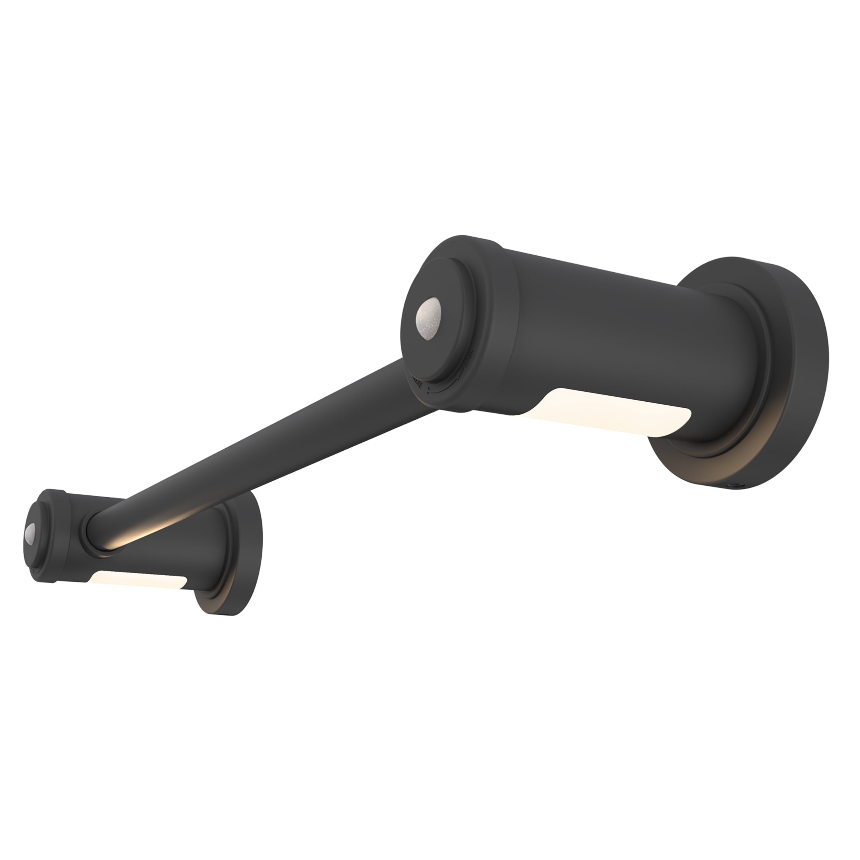 Enbrighten Towel Bar Light, Battery Operated, Motion Sensing, 18in, Matte Black, 79183