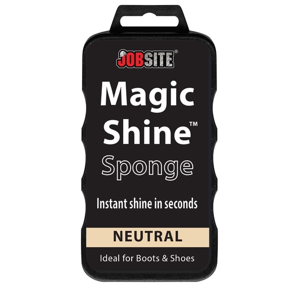 Esponja abrillantadora para zapatos JobSite Instant Express, neutra