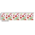 thumbnail image 2 of Ambesonne Floral Fabric by the Yard Upholstery, Scribbled Flowers and Leaves, 2 Yards, Pink Green, 2 of 4