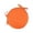 orange, variant on 38cm Round Seat Cushion With Strap, Non Slip Fixed Dining Chair Cushion, Thin Sponge Round Stool Cushion For All Seasons, Multi Color Optional (orange)