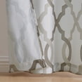 thumbnail image 4 of VCNY Home Caldwell 2-Piece Taupe Trellis Light-Filtering Polyester Window Curtain Set, 38" x 84", 4 of 5
