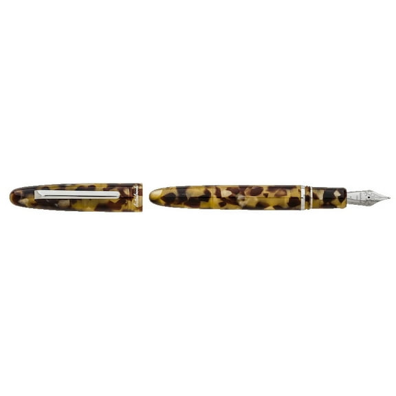 Esterbrook Estie Tortoise Brown  Chrome Fountain Pen