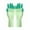Green, variant on Dishwashing Gloves, Waterproof Rubber Housework Gloves, Emulsion Material, Slip-Resistant, Cold and Heat Resistant, Durable, Household Cleaning Protective Gloves